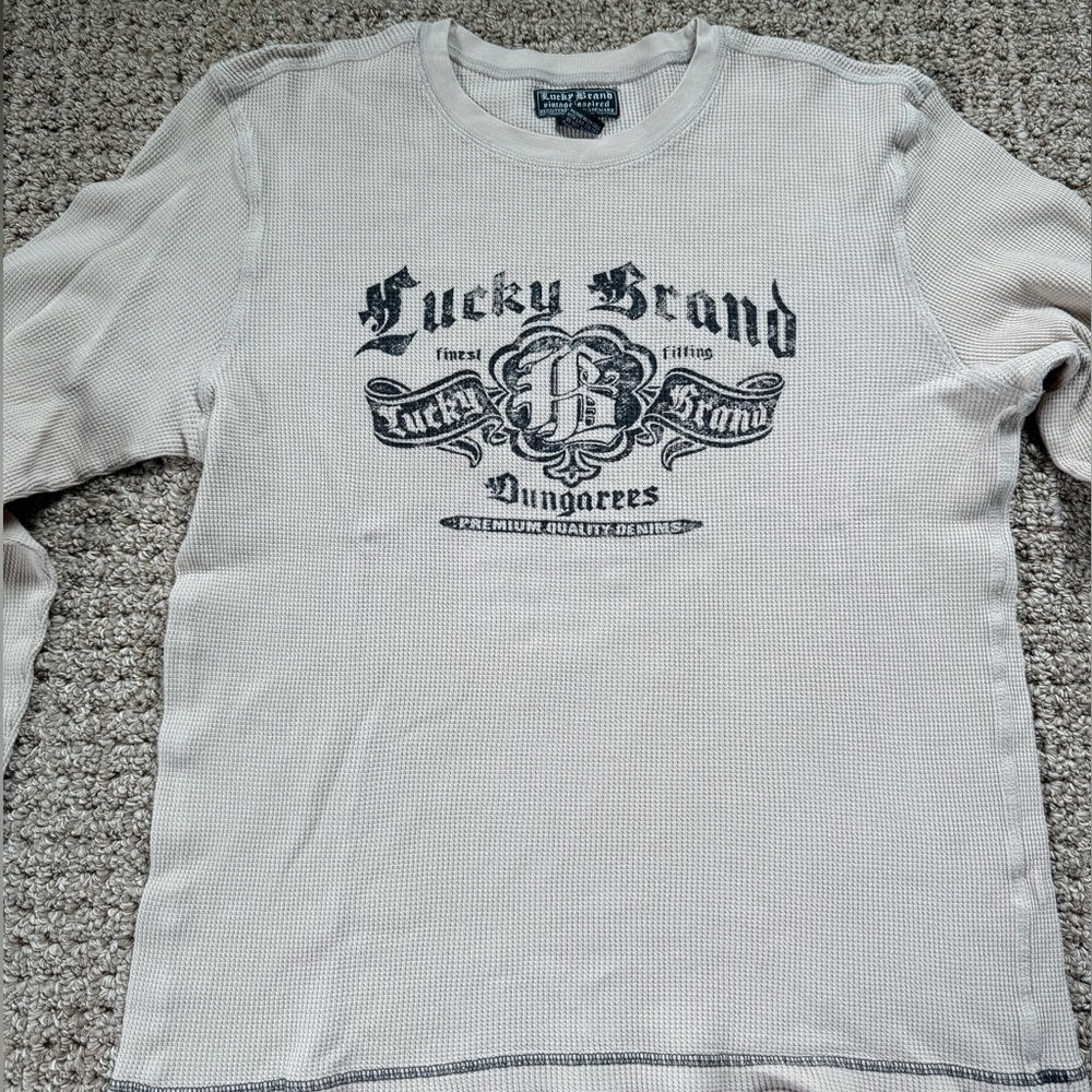 Lucky Brand waffle shirt